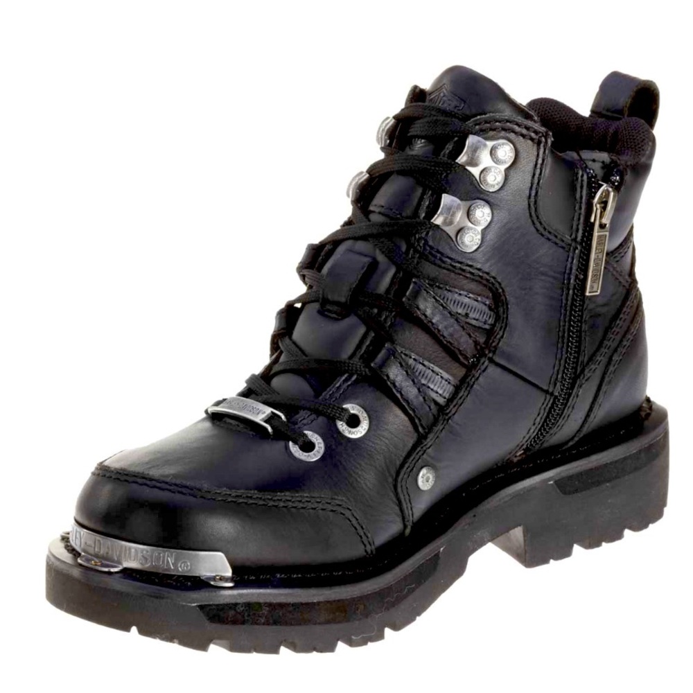 Brand New Harley-Davidson Women’s ‘Tracey’ Black Motorcycle Boots Size 8.5